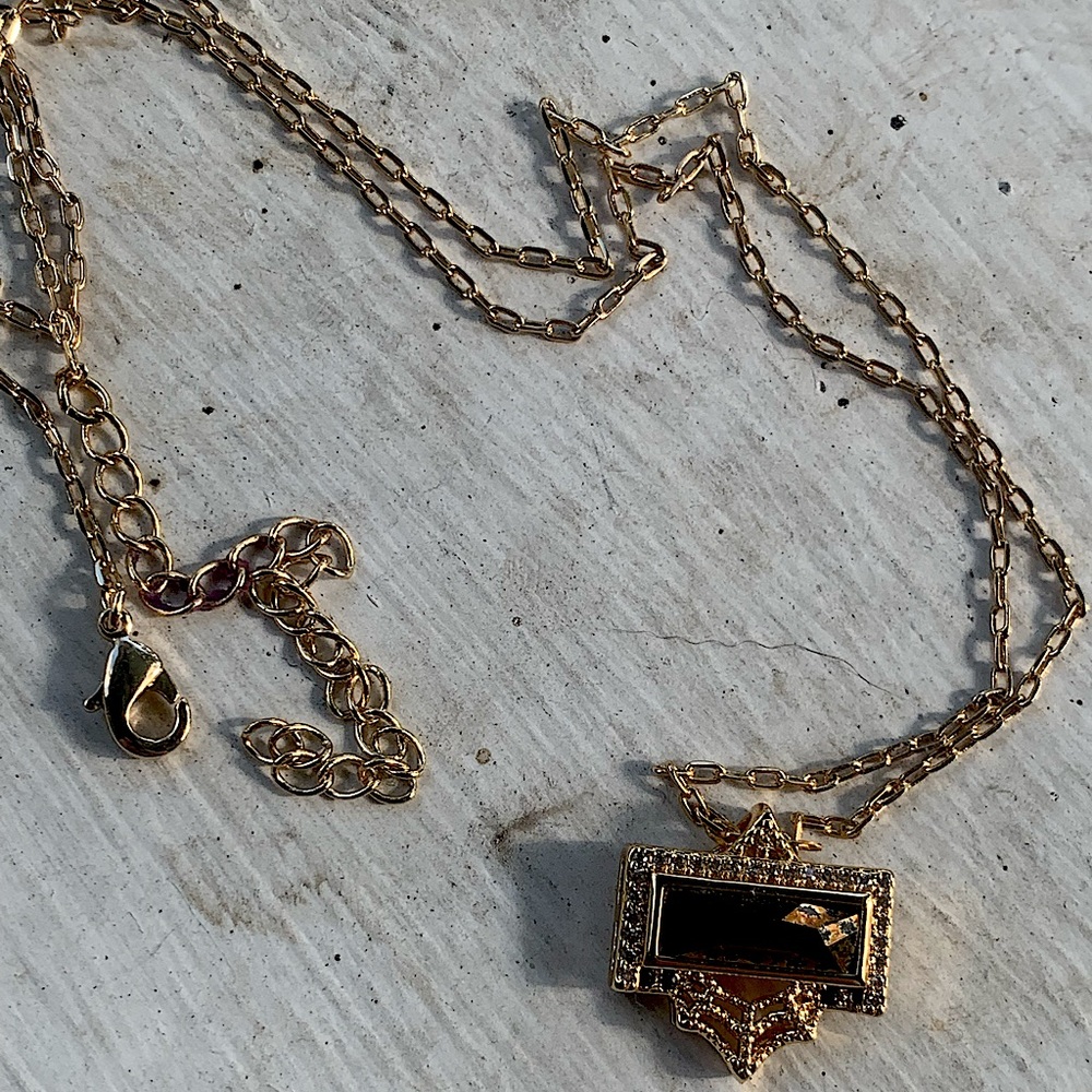 Black Stone Necklace